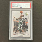 2011-12 Panini Prizm #62 Brandon Bass Signed Card AUTO PSA Slabbed Celtics