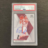 2019 Panini Mosaic #170 Duncan Robinson Signed Card AUTO PSA Slabbed Heat