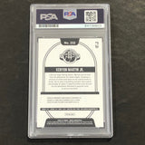 2020-21 NBA Hoops #232 Kenyon Martin Jr. Signed Card AUTO PSA Slabbed RC Rockets