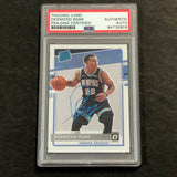 2020-21 Panini Donruss Optic #180 Desmond Bane Signed Card AUTO PSA Slabbed RC Grizzlies