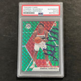 2019-20 Panini Mosaic Green #202 Admiral Schofield Signed Card AUTO PSA Slabbed RC Wizards