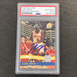 2010-11 Panini #40 Luol Deng Signed Card Auto PSA Slabbed Bulls