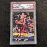 2010 Panini #198 Chris Kaman Signed Card AUTO PSA Slabbed Clippers