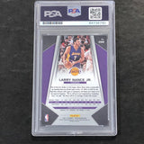 2017-18 Panini Prizm #288 Larry Nance Jr. Signed Card AUTO PSA Slabbed Lakers