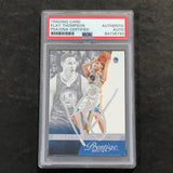 2014-15 Panini Prestige #125 Klay Thompson Signed Card AUTO PSA Slabbed