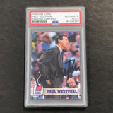 1993-94 Skybox #250 Paul Westphal Signed Card Auto PSA Slabbed Suns