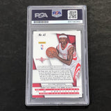 2014-15 Panini Prizm #45 Jason Terry Signed Card AUTO PSA Slabbed Rockets