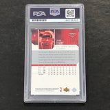 2003-04 Upper Deck #8 Jason Terry Signed Card AUTO PSA Slabbed Atlanta Hawks