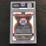 2019-20 Panini Select #15 JUSTIN ROBINSON Signed Rookie Card AUTO PSA Slabbed RC Wizards