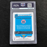 2019-20 OPTIC RATED ROOKIE #174 JUSTIN ROBINSON Signed Rookie Card AUTO PSA Slabbed RC Wizards