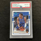 2020-21 Donruss Panini #243 Tyler Bey Card PSA AUTO GRADE 10 Slabbed Mavericks