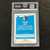 2020-21 Donruss Panini #243 Tyler Bey Card PSA AUTO GRADE 10 Slabbed Mavericks