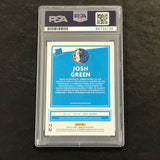 2020-21 Panini Donruss #234 Josh Green Signed Card AUTO 10 PSA Slabbed RC Mavericks