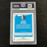 2020-21 Panini Donruss #234 Josh Green Signed Card AUTO 10 PSA Slabbed RC Mavericks