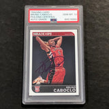 2014-15 Panini NBA Hoops #297 Bruno Caboclo Signed Card AUTO PSA/DNA Slabbed RC Raptors