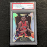2014 Panini Select #81 Bruno Caboclo Signed Card AUTO 10 PSA/DNA Slabbed RC Raptors