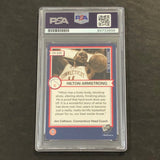 2006 Press Pass #OS3/25 Hilton Armstrong Signed Card AUTO PSA/DNA Slabbed Connecticut