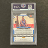 2020-21 Panini Prizm #113 Frank Ntilikina Signed Card AUTO PSA Slabbed Knicks