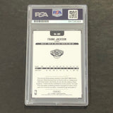 2017-18 NBA Hoops #281 Frank Jackson Signed Card AUTO PSA Slabbed RC Pelicans