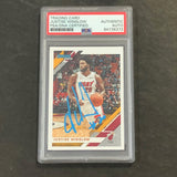 2019-20 Panini Donruss #111 Justise Winslow Signed Card AUTO PSA/DNA Slabbed Heat