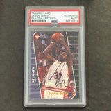1999 Edge #JT Jason Terry Signed Card AUTO PSA Slabbed Hawks