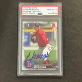 2016 Bowman RC #BP148 Yoan Moncada Signed Card PSA Slabbed Auto 10 Red Sox