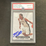 2012-13 PANINI HOOPS #11 KAWHI LEONARD SIGNED AUTO 10 PSA Slabbed Spurs