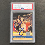 2010-11 Panini Donruss #36 Sonny Weems Signed AUTO 10 PSA Slabbed Raptors