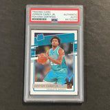 2020-21 Donruss Rated Rookie #241 Vernon Carey Jr. Signed Card AUTO PSA/DNA Slabbed RC Hornets