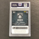 2012-13 Panini Studio #83 Joe Johnson Signed Card AUTO PSA Slabbed Nets