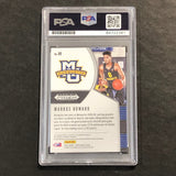2020-21 Panini Prizm Draft Picks #80 Markus Howard Signed Card AUTO PSA Slabbed RC Marquette