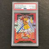 2019-20 Panini Prizm #214 Wesley Matthews Signed Card AUTO PSA Slabbed Bucks