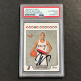 2008-09 Topps Basketball #206 Jerryd Bayless Signed Card AUTO PSA Slabbed Trail Blazers
