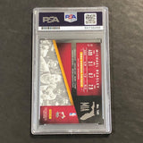 2014-15 Panini Prestige #160 Michael Beasley Signed Card AUTO PSA Slabbed Heat