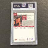 2009-10 Upper Deck Basketball #93 Michael Beasley Signed Card AUTO PSA Slabbed Heat