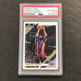 2019-20 Panini Donruss #192 Derrick Favors Signed Card AUTO PSA Slabbed Pelicans
