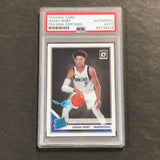 2019-20 Donruss Optic Rated Rookie #191 Isaiah Roby Signed Card PSA Slabbed Mavericks