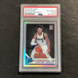 2019-20 Donruss Optic Rated Rookie Holo #191 Isaiah Roby Signed Card PSA Slabbed Mavericks