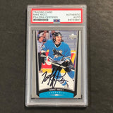 1998-99 Upper Deck Hockey #170 Mike Ricci Signed Card AUTO PSA Slabbed Sharks