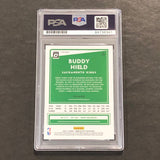 2020-21 Panini Optic #60 Buddy Hield Signed Card AUTO PSA Slabbed Kings
