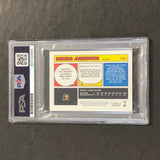 2005 Topps #186 RC Sarunas Jasikevicius Signed Card AUTO 10 PSA Slabbed Pacers