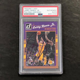 2016-17 Panini Donruss #63 Larry Nance Jr. Signed Card PSA AUTO Slabbed Lakers