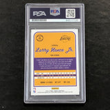 2016-17 Panini Donruss #63 Larry Nance Jr. Signed Card PSA AUTO Slabbed Lakers