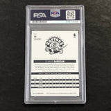 2013-14 NBA Panini Hoops #10 DeMar DeRozan Signed Card AUTO PSA Slabbed Raptors