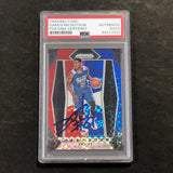 2017-18 Panini Prizm #272 Damyean Dotson Signed Card AUTO PSA Slabbed RC Knicks