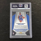 2017-18 Panini Prizm #272 Damyean Dotson Signed Card AUTO PSA Slabbed RC Knicks