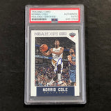 2015-16 NBA Panini Hoops #136 Norris Cole Signed Card AUTO PSA Slabbed Pelicans