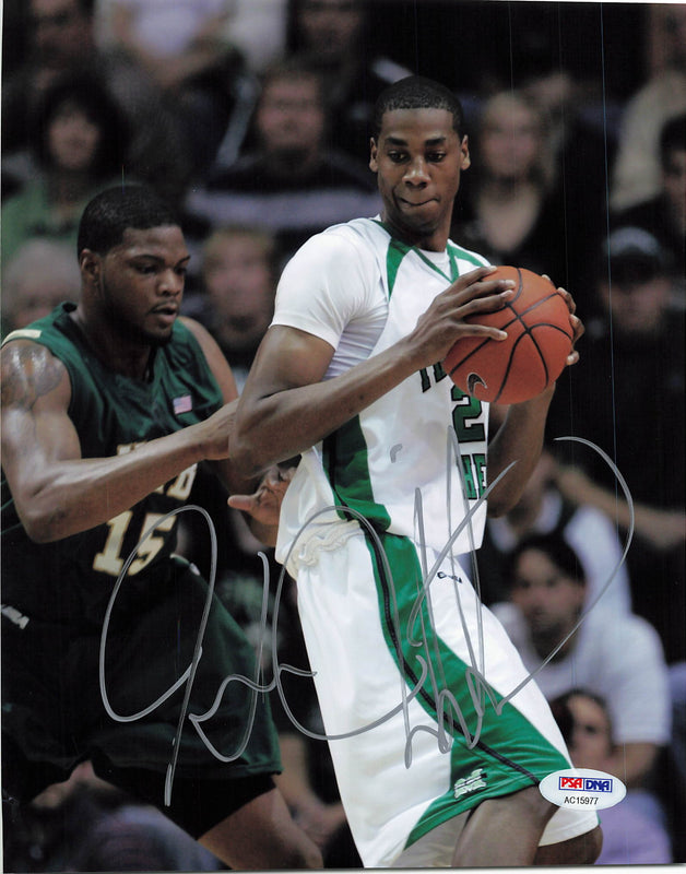 Hassan Whiteside signed 8x10 photo PSA/DNA Miami Heat Autographed Marshall Thundering Herd