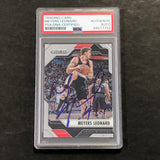 2016-17 Panini Prizm NBA #275 Meyers Leonard Signed Card AUTO PSA Slabbed Trail Blazers