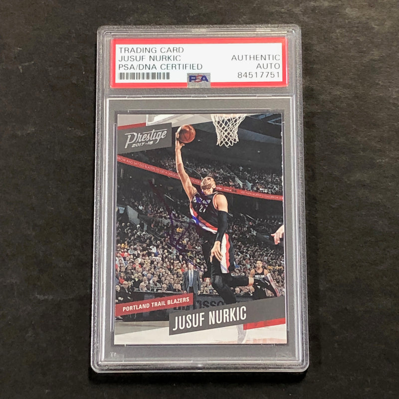 2017-18 Panini Prestige #139 JUSUF NURKIC Signed AUTO PSA Slabbed RC Nuggets